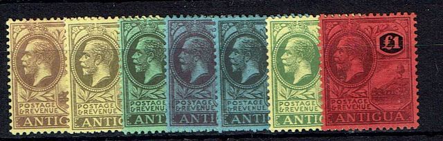 Image of Antigua SG 55/61 LMM British Commonwealth Stamp